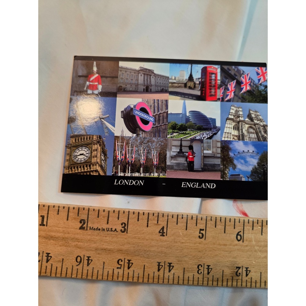 London England Travel Postcard Landmark Collage Photography Sara Lynch 4x6